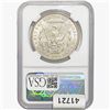 Image 2 : 1902 Morgan Silver Dollar NGC MS62