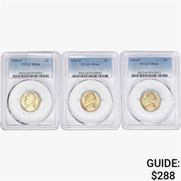 1944-P Jefferson Nickel PCGS MS66