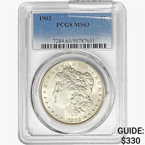 1903 Morgan Silver Dollar PCGS MS63