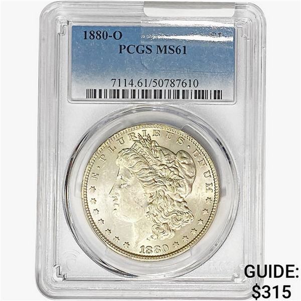 1880-O Morgan Silver Dollar PCGS MS61