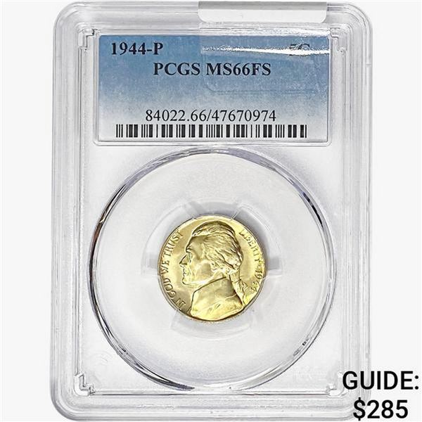 1944-P Jefferson Nickel PCGS MS66 FS