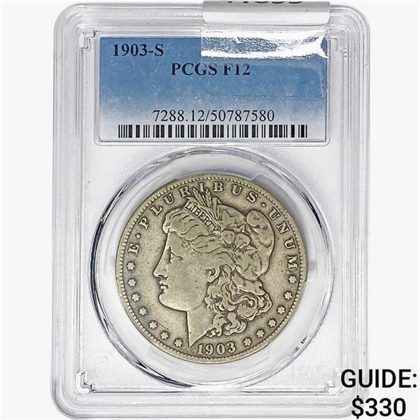 1903-S Morgan Silver Dollar PCGS F12