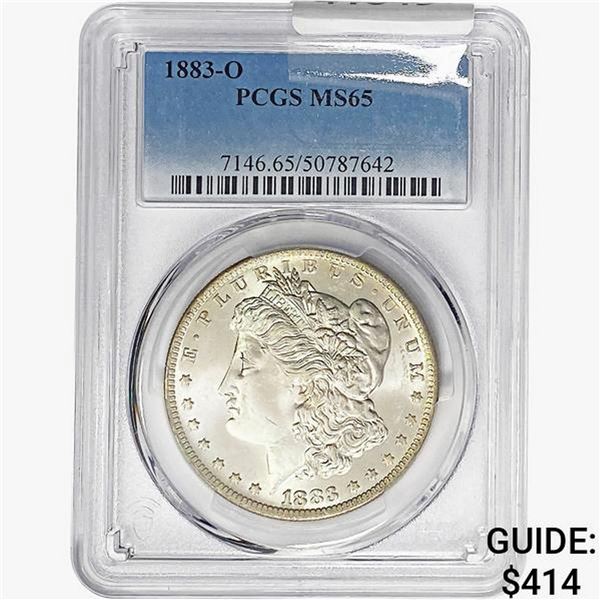 1883-O Morgan Silver Dollar PCGS MS65