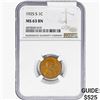 Image 1 : 1925-S Wheat Cent NGC MS63 BN