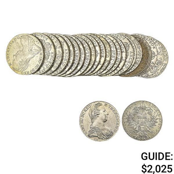 1780 [25] .75oz  Silver Austria Thaler Roll