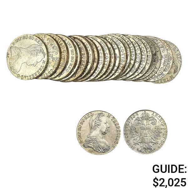 [25] 1780 .75oz  Silver Austria Thaler Roll