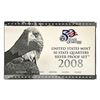 Image 5 : 2008 U.S. Mint 50 State Silver Quarters Proof Set