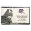 Image 5 : 2008 U.S. Mint 50 State Silver Quarters Proof Set