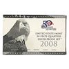 Image 5 : 2008 U.S. Mint 50 State Silver Quarters Proof Set