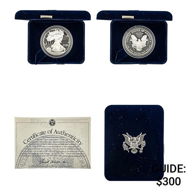 2002-W Proof Silver Eagle