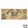 Image 1 : T-13 1861 $100 CSA CONFEDERATE NOTE UNC