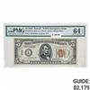 Image 1 : 1934 $5 MULE HAWAII FRN PMG UNC-64EPQ