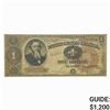 Image 1 : 1890 $1 STANTON ORNATE TREASURY NOTE FINE