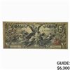Image 1 : 1896 $5 EDUCATIONAL SILVER CERTIFICATE VF