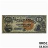 Image 1 : FR. 108 1880 $10 JACKASS LEGAL TENDER USN VF