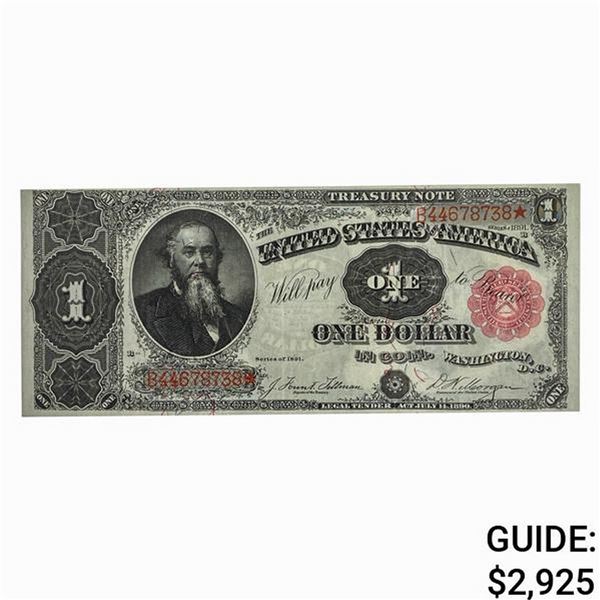 FR. 351 1891 $1 STANTON TREASURY NOTE UNC