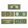 Image 2 : LOT OF 6 MIX LARGE SIZE CURRENCY NOTES 1891-1914