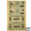 Image 1 : 1873 $1, $1, $2, $5 SC RAIL ROAD OBSOLETES UNC
