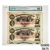 Image 1 : 1855-65 $10 BORDENTOWN OBOSLETES PMG 66EPQ