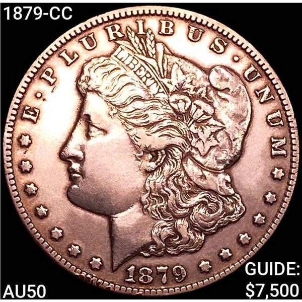 1879-CC Morgan Silver Dollar CLOSELY UNCIRCULATED