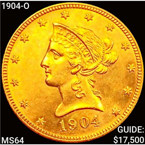 1904-O $10 Gold Eagle CHOICE BU