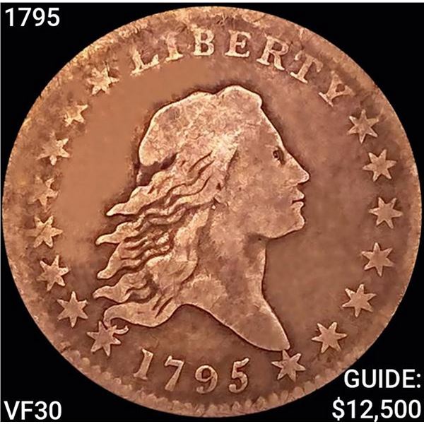 1795 Flowing Hair Half Dollar LIGHTLY CIRCULATED