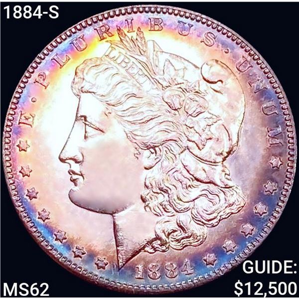 1884-S Morgan Silver Dollar UNCIRCULATED