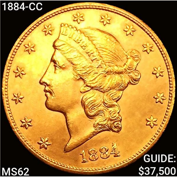 1884-CC $20 Gold Double Eagle UNCIRCULATED