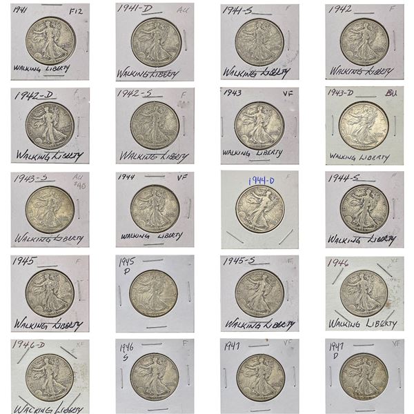 [20] 1941-1947 Walking Liberty Half Dollar