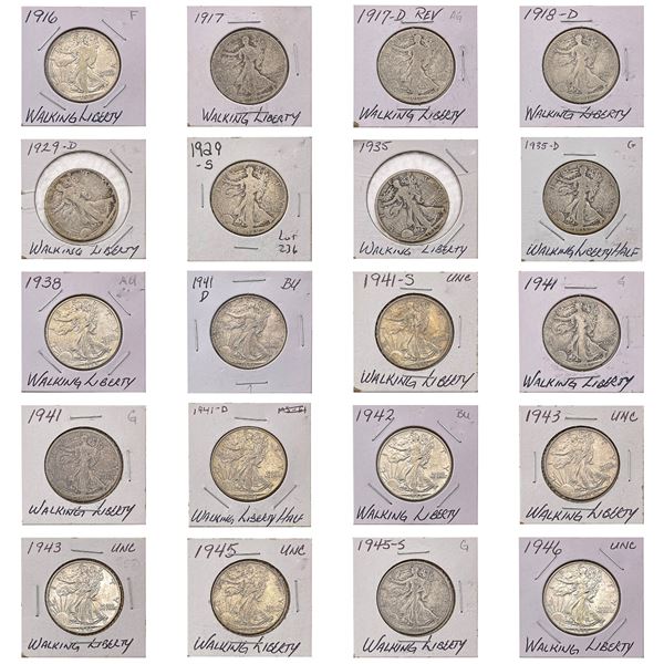 [20] 1916-1946 Walking Liberty Half Dollar