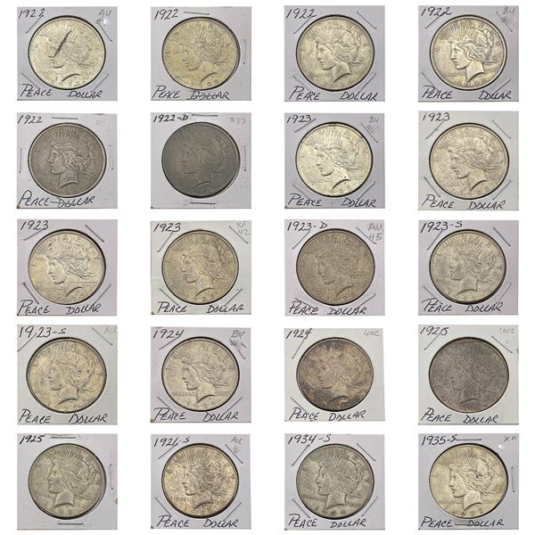 [20] 1922-1935 Silver Peace Dollar