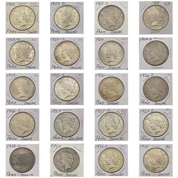 [20] 1922-1935 Silver Peace Dollar