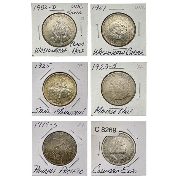 [6] 1893-1982 Commemorative Half Dollars