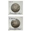 Image 1 : [2] 1818 & 1822 Capped Bust Half Dollar