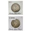 Image 1 : [2] 1809 & 1811 Capped Bust Half Dollar