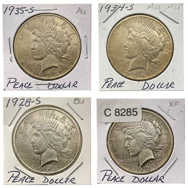 [4] 1921-1935 Silver Peace Dollar