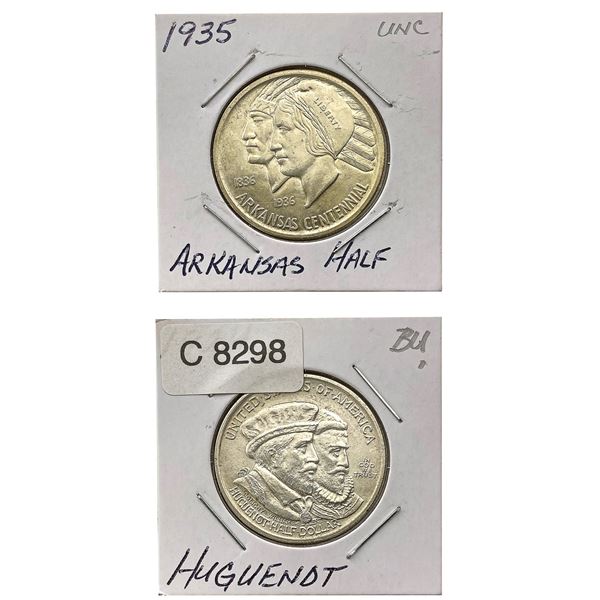 [2]1924/1935 Arkansas & Huguenot Half Dollars