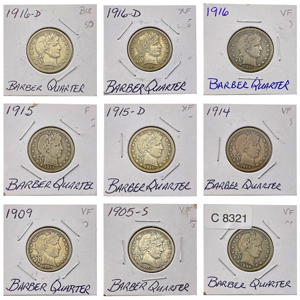 [9]1898-1916 Barber Quarter