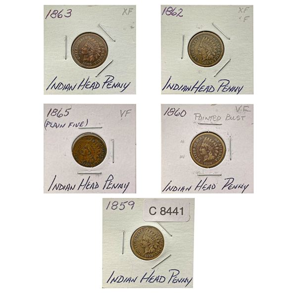 [5]1859-1863 Indian Head Cent