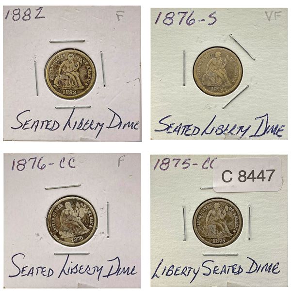 [4]1875-1882 Seated Liberty Dime