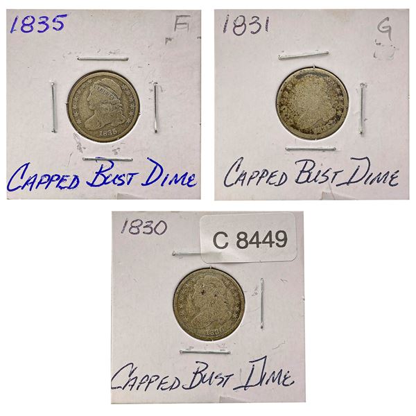 [3]1830-1835 Capped Bust Dime
