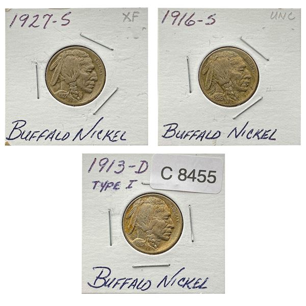 [3]1913-1927-D/S Buffalo Nickel