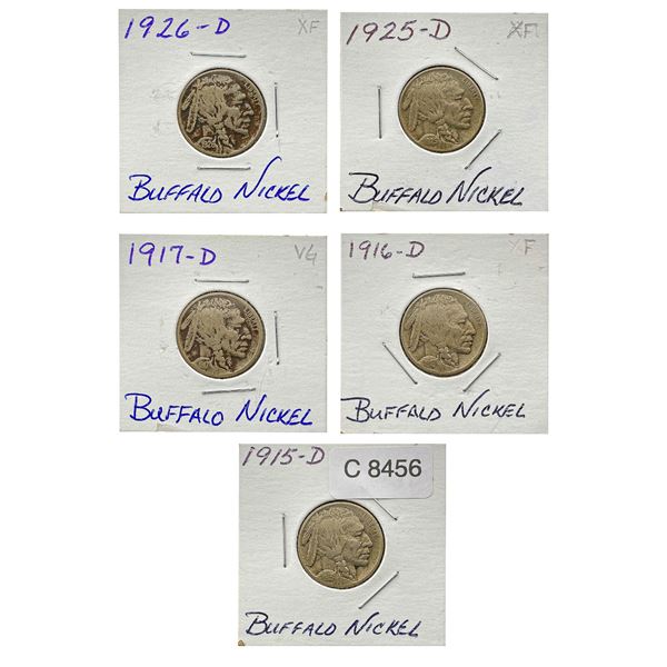 [5]1915-1926-D Buffalo Nickel