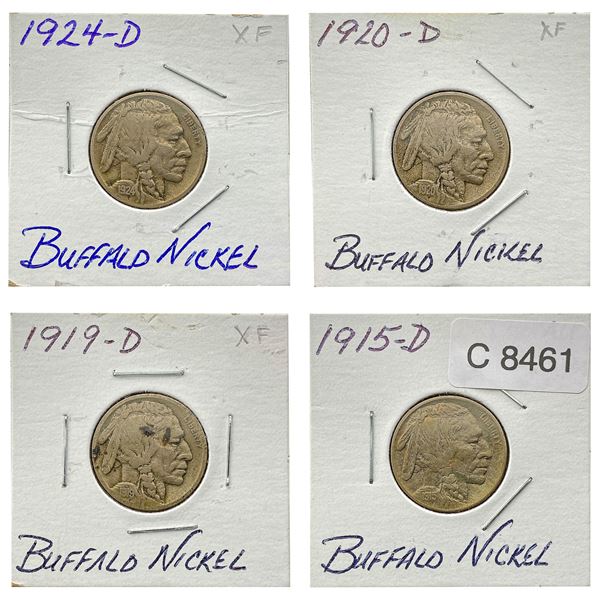 [4]1915-1924-D Buffalo Nickel
