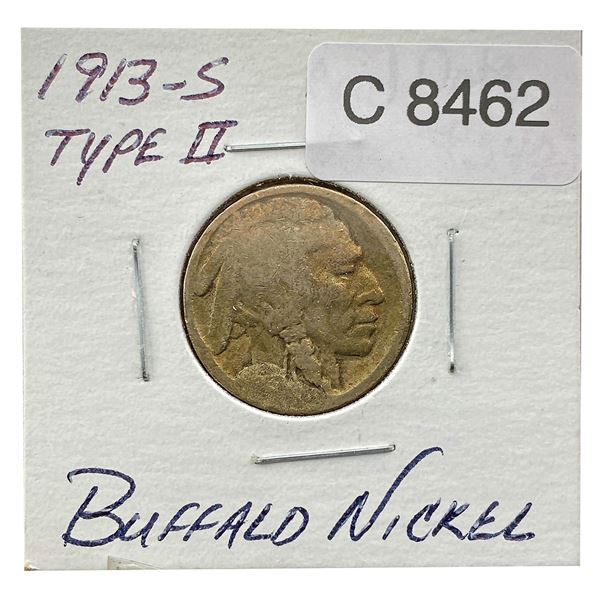 1913-S Type 2 Buffalo Nickel