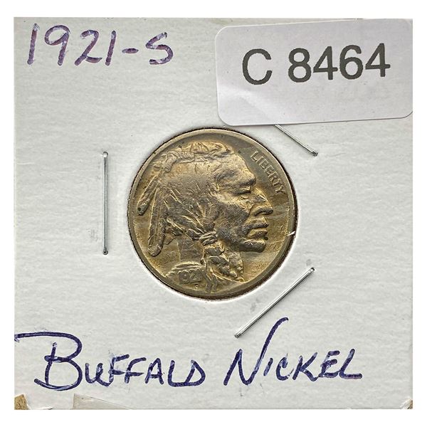1921-S Buffalo Nickel