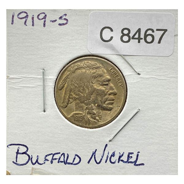 1919-S Buffalo Nickel