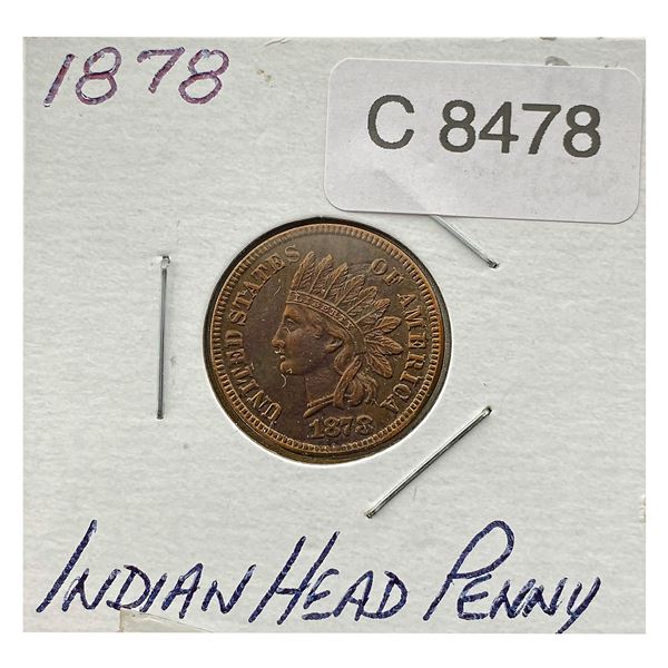 1878 Indian Head Cent