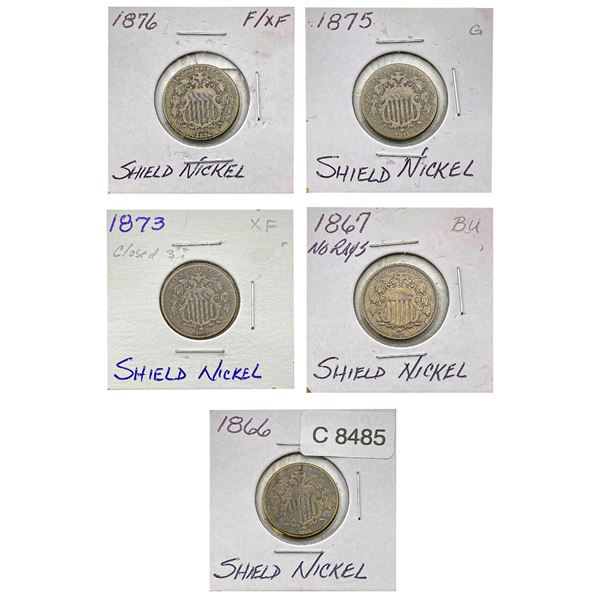 [5]1866-1876 Shield Nickel