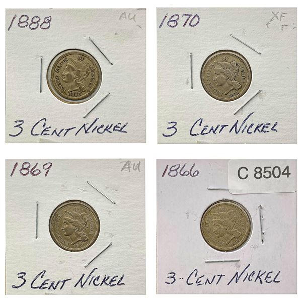 [4]1866-1888 Nickel Three Cent